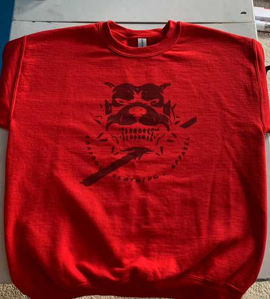 Roaddoggs crewneck sweatshirt (Red)